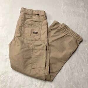 Ariat FR M4 Relaxed Workhorse Boot Cut Pant Men's 38x34 Khaki Carpenter‎